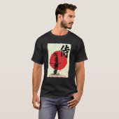 Samurai Warrior Tokyo Japan Bushido Japanese Kanji Tシャツ (正面フル)