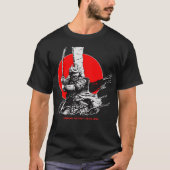 Samurai Warrior Tokyo Japan Bushido Japanese Retro Tシャツ (正面)