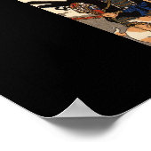 Samurai with his dog, circa 1800's ポスター (角)