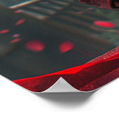 Samurai woman warrior with katana — Japanese cultu ポスター (角)