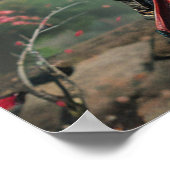 Samurai woman warrior with katana — Japanese cultu ポスター (角)