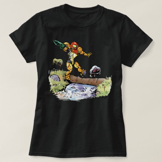 Samus and Metroid Classic T Shirt Tシャツ (デザイン正面)