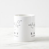 Samyペプチド名mug コーヒーマグカップ (中央)
