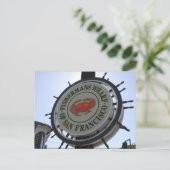 sanフラン標識 ポストカード (スタンド正面)