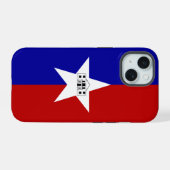 San Antonioの旗をあしらったApple iPhone 15 Case-Mate 15ケース (裏面横)