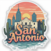 San Antonio シール (正面)