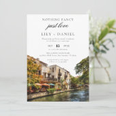 San Antonio Elopement Wedding Reception 招待状 (スタンド正面)