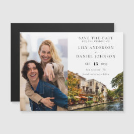 San Antonio Photo Wedding Save The Date マグネット招待状