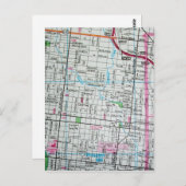 SAN ANTONIO, TXヴィンテージマップはがき ポストカード (正面/裏面)