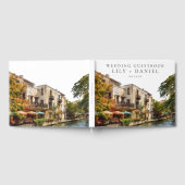San Antonio Watercolor Wedding Guest Book ゲストブック (全面)