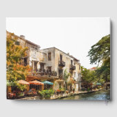 San Antonio Watercolor Wedding Guest Book ゲストブック (裏面)