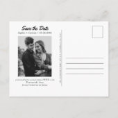 San Antonio Wedding Save the Date Retro Postcard ポストカード (裏面)