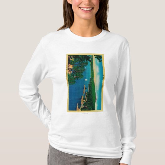 San Bernardinoの世界ドライブの縁 Tシャツ (正面)