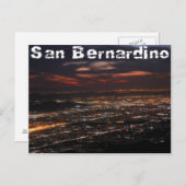 San Bernardinoカリフォルニア ポストカード (正面/裏面)