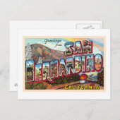 San Bernardino California CA Large Letter Postcard ポストカード (正面/裏面)
