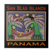 San Blas Islands Panama Mola タイル (正面)