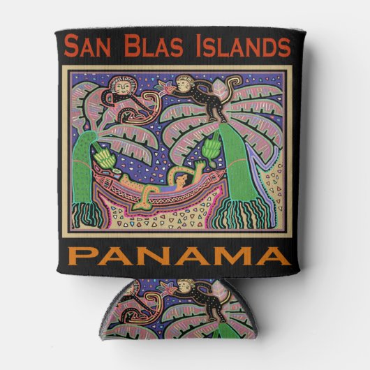 San Blas Islands Panama Mola 缶クーラー (正面)