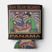 San Blas Islands Panama Mola 缶クーラー (裏面)