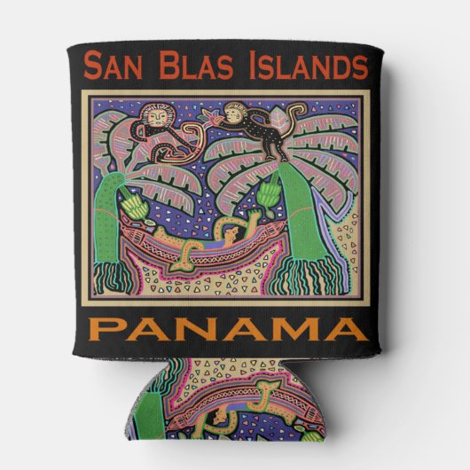 San Blas Islands Panama Mola 缶クーラー (裏面)
