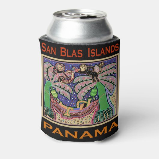 San Blas Islands Panama Mola 缶クーラー (缶裏面)