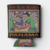 San Blas Islands Panama Mola 缶クーラー (裏面)