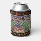 San Blas Islands Panama Mola 缶クーラー (缶裏面)