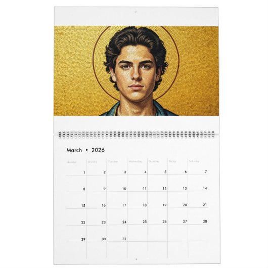 SAN CARLO ACUTIS - 2026 CALENDAR カレンダー (3月 2026)