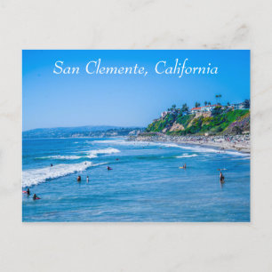 San Clementeのビーチの郵便はがき ポストカード
