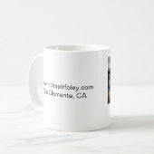 San Clemente桟橋のマグ コーヒーマグカップ (正面左)