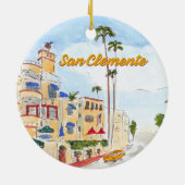 San Clemente California  セラミックオーナメント (裏面)