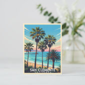 San Clemente California coastal view ポストカード (スタンド正面)