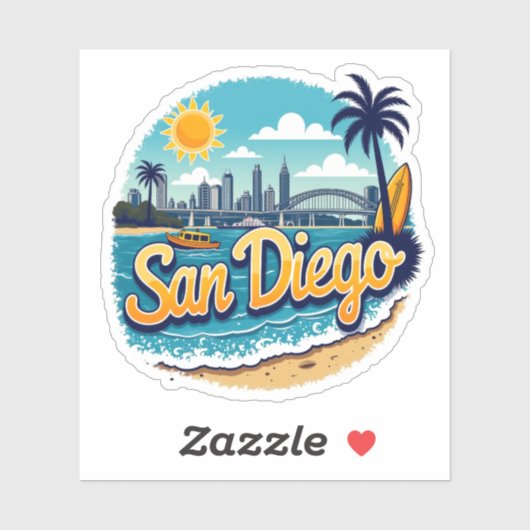 San Diego シール (シート)