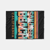 San Diego _1  フリースブランケット (正面(横))