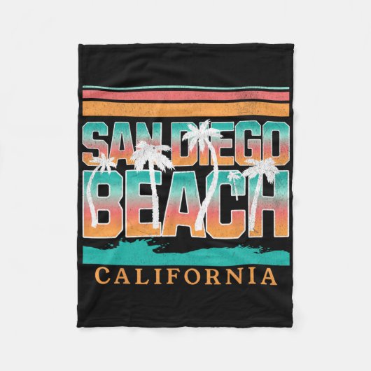 San Diego _1  フリースブランケット (正面)