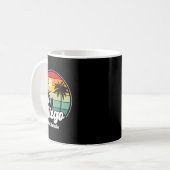 San Diego Beach California Surfing Surfer Souvenir コーヒーマグカップ (正面左)