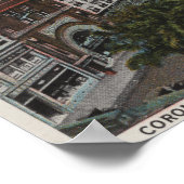 San Diego, CA - Bird's Eye View of Downtown ポスター (角)