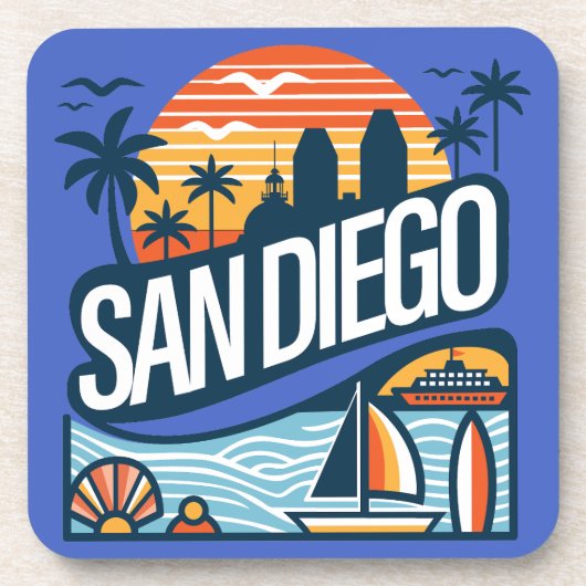 San Diego California コースター (正面)