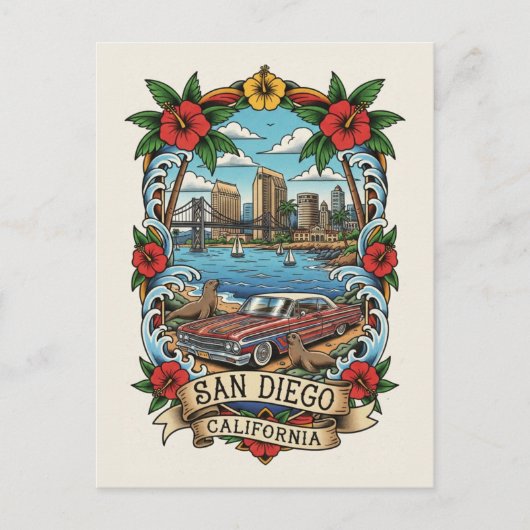 San Diego California ポストカード (正面)