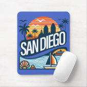 San Diego California マウスパッド (マウス)