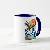 San Diego California マグカップ (正面右)