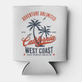 San Diego California Beach Adventure Unlimited 缶クーラー (正面)