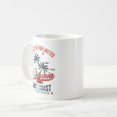 San Diego California Beach Funny San Diego  コーヒーマグカップ (正面左)