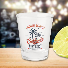 San Diego California Beach Funny San Diego  ショットグラス