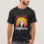 San Diego California Panda Bear Tシャツ (正面)