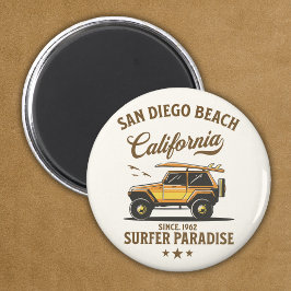 San Diego California Surfer Paradise マグネット