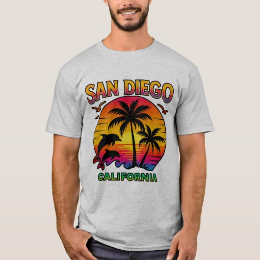 San Diego, California Tシャツ (正面)