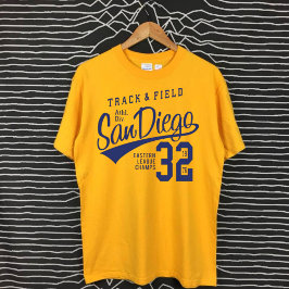 San Diego California varsity letters Tシャツ