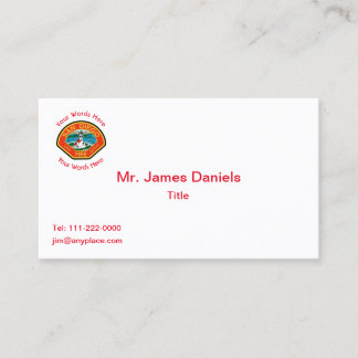 San Diego Fire Department Emblem Business Card 名刺