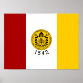 San Diego Flag ポスター (正面)