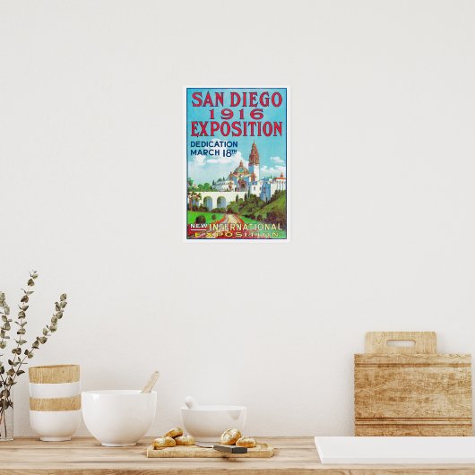 San Diego International Exposition Poster ポスター (キッチン)
